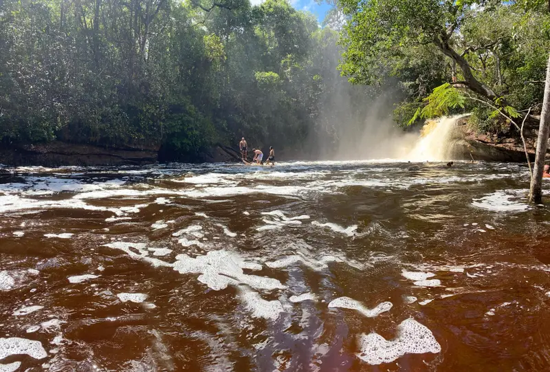 Cachoeira do Mutum vista de longe