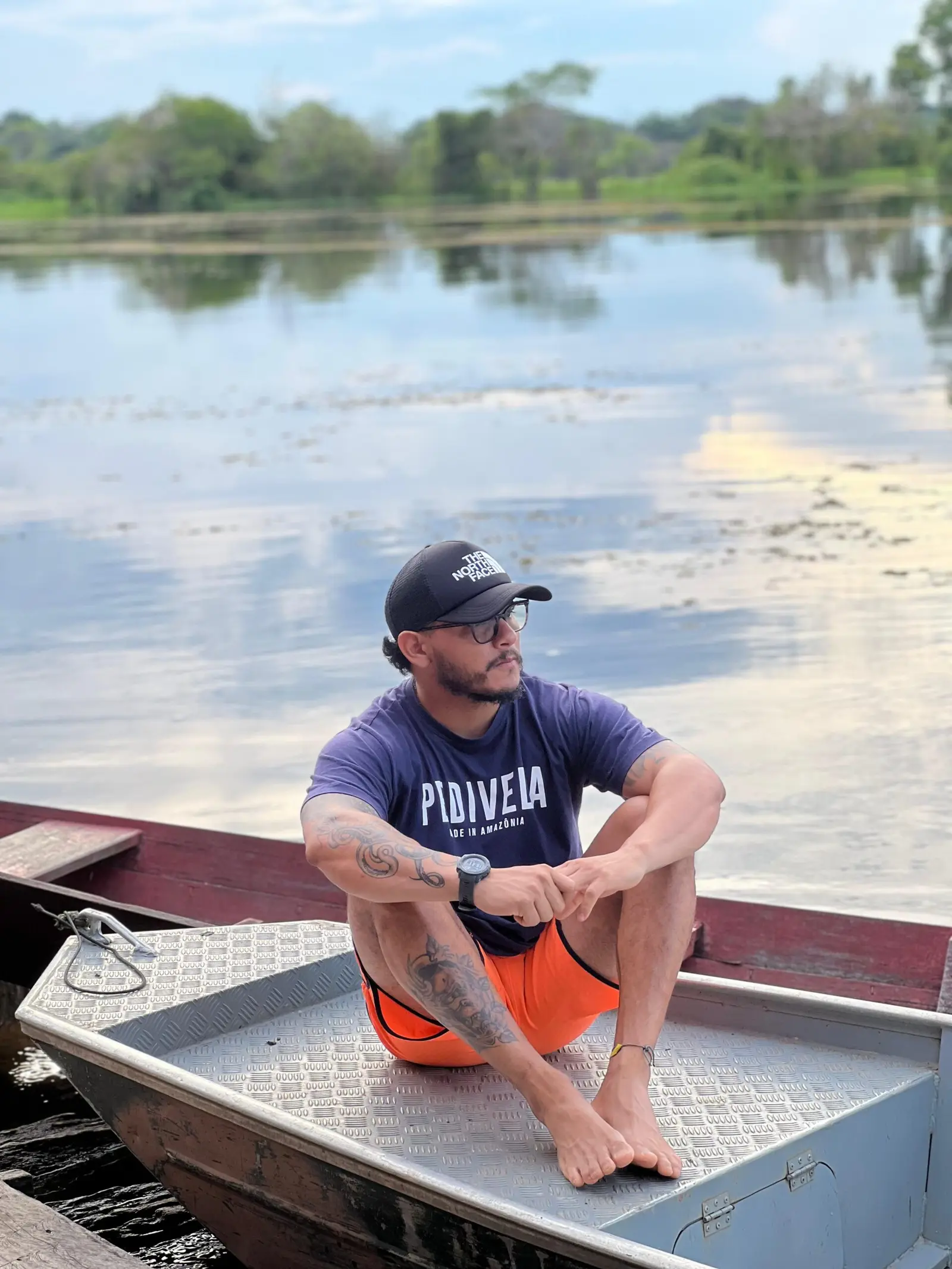 Passeio de voadeira no Paraná do Mamori