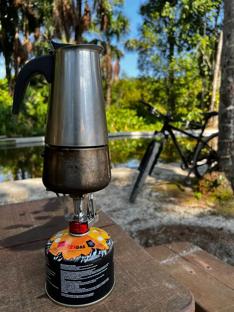 Ciclistas da Pedivela Amazônia em um dos roteiros